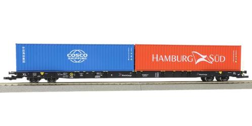IGRA 96010056 Containerwagen Sggnss Rhein Cargo XL - COsco, Hobby en Vrije tijd, Modeltreinen | H0, Nieuw, Wagon, Gelijkstroom