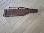 Brocante Lederen Geweerfoedraal met riem Jacht Mancave, Ophalen of Verzenden
