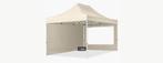 TE HUUR Easy-up Partytent 3x4,5 Taupe, Ophalen, Nieuw