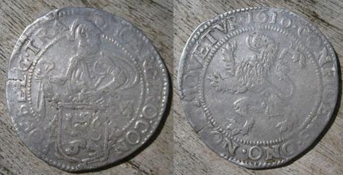 Utrecht ½ leeuwendaalder zilver 1610 - RRRR Uiterst Zeldzaam, Postzegels en Munten, Munten | Nederland, Losse munt, 2½ gulden