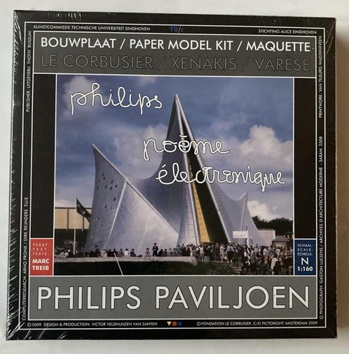 Le Corbusier - Philips Paviljoen (bouwplaat), Antiek en Kunst, Kunst | Designobjecten, Ophalen of Verzenden