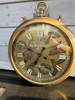 Gouden wand klok diameter 50cm!, Antiek en Kunst, Antiek | Klokken, Ophalen of Verzenden