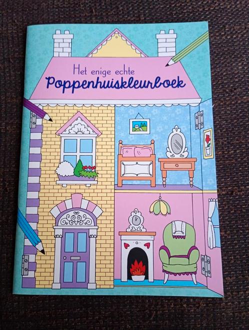 Het enige echte poppenhuiskleurboek, Boeken, Hobby en Vrije tijd, Nieuw, Overige onderwerpen, Geschikt voor kinderen, Ophalen of Verzenden