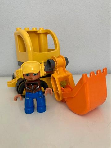 Lego Duplo graafmachine met poppetje beschikbaar voor biedingen