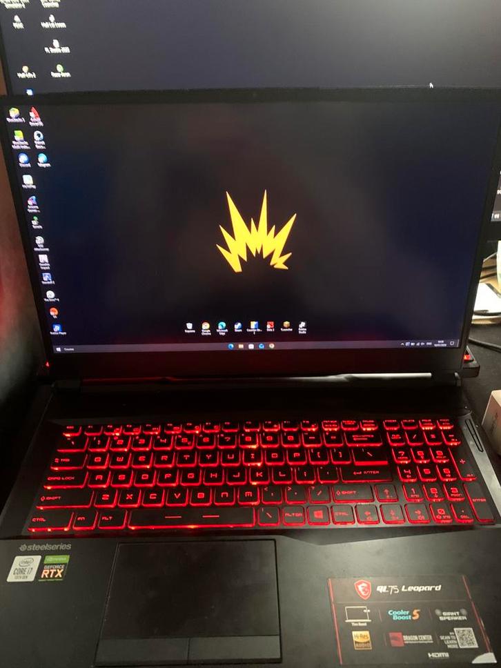 Laptop Desktop gaming msi rtx intel, Computers en Software, Windows Laptops, Zo goed als nieuw, 17 inch of meer, HDD, SSD, 3 tot 4 Ghz