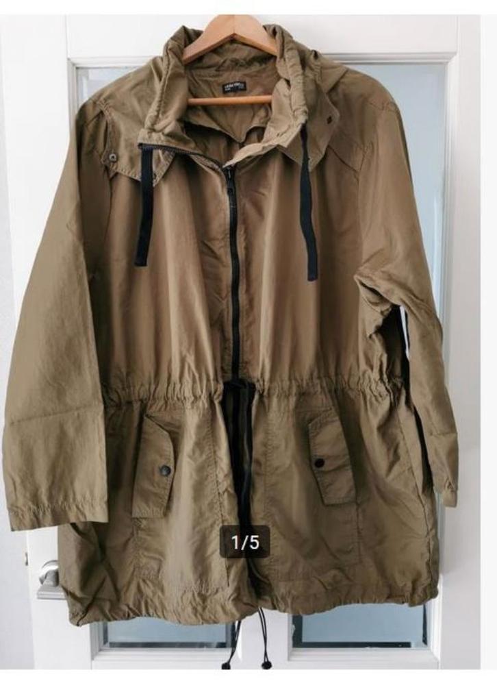 Damesjack brons-groen mt. 56-58, Kleding | Dames, Grote Maten, Zo goed als nieuw, Shirt of Top, Overige kleuren, Verzenden