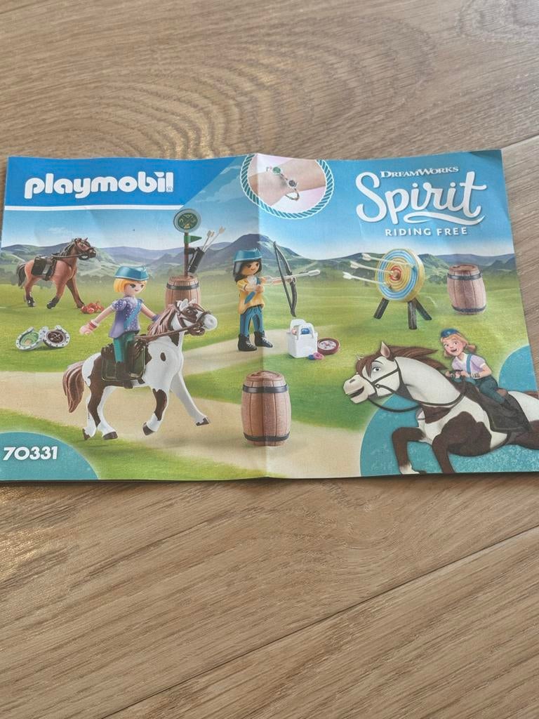 Playmobil Spirit 70331 Boogschieten te Paard, Kinderen en Baby's, Speelgoed | Playmobil, Ophalen of Verzenden, Zo goed als nieuw