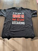 T-shirt 50 jaar, zwart, Ophalen of Verzenden, Zo goed als nieuw, Zwart