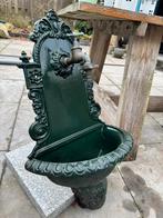 Muurfontein antiek, Ophalen, Gebruikt, Gietijzer, Fontein