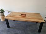 Industriële Eettafel Kansas – Mangohout 200x100 cm – Zeer go, Huis en Inrichting, Tafels | Eettafels, 200 cm of meer, Zo goed als nieuw