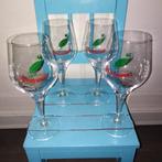 Perkament bierglazen 33cl set van 4, Verzamelen, Ophalen, Zo goed als nieuw, Glas of Glazen, Overige merken