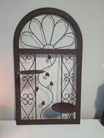 Metalen Wanddecoratie kaarsen/ planten, Ophalen of Verzenden, Zo goed als nieuw