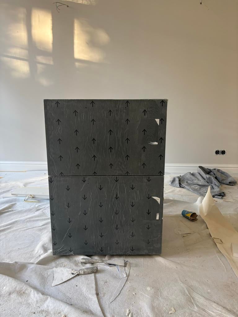 Donkergroen keukenkastje met 2 lades - zonder blad, Huis en Inrichting, Ophalen, Nieuw, 50 tot 100 cm, Minder dan 100 cm