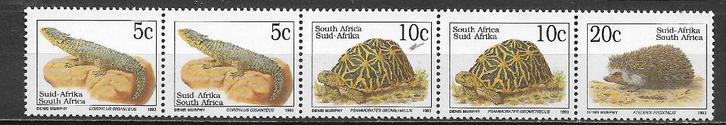 Zuid Afrika 1994 Readers Digest strip 5 dieren 5 Aug pfris, Postzegels en Munten, Postzegels | Afrika, Postfris, Zuid-Afrika, Verzenden