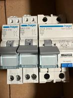 Hager Automaten & Aardlekautomaat B16 - Set van 3, Hobby en Vrije tijd, Elektronica-componenten, Ophalen of Verzenden