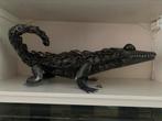 Grote ijzeren krokodil 120 cm, Tuin en Terras, Ophalen of Verzenden, Metaal, Overige typen