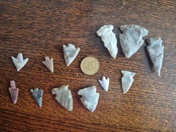 Collectie Stenen Speerpunten beschikbaar voor biedingen