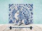 Sphynx Delfts Blauw tegel incl voet, Ophalen of Verzenden, Nieuw