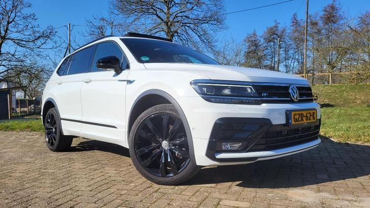VW Tiguan Allspace  220pk 4MOTION DSG BlackEd 3 R-line 7pers, Auto's, Volkswagen, Bedrijf, Te koop, Tiguan, 360° camera, 4x4, ABS