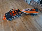 Playmobil 3399 Auto met Boot en Trailer sinterklaas kado, Ophalen of Verzenden, Gebruikt, Complete set