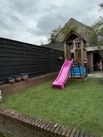 Leuk speelhuis met glijbaan, Kinderen en Baby's, Speelgoed | Buiten | Speeltoestellen, Ophalen of Verzenden, Gebruikt, Glijbaan
