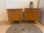 Vintage nachtkastjes, Huis en Inrichting, Slaapkamer | Nachtkastjes, Ophalen, Zo goed als nieuw, Minder dan 45 cm, Minder dan 55 cm