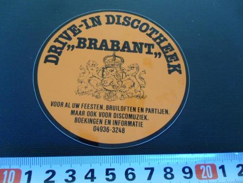 sticker asten drive-in discotheek brabant, Verzamelen, Stickers, Zo goed als nieuw, Bedrijf of Vereniging, Ophalen
