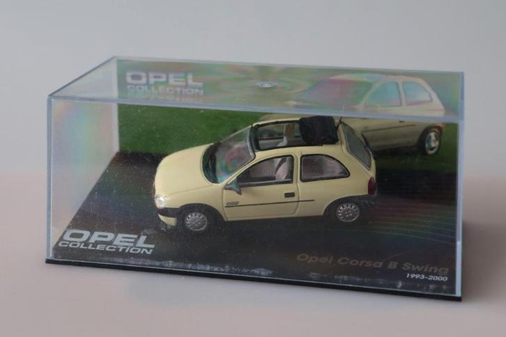 Opel Corsa B Swing geel, Hobby en Vrije tijd, Modelauto's | 1:43, Zo goed als nieuw, Auto, Overige merken, Ophalen of Verzenden