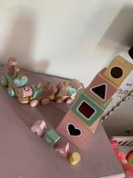 Little Dutch, blokken toren en trein, Kinderen en Baby's, Speelgoed | Houten speelgoed, Ophalen, Gebruikt