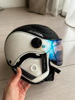 Alpina ski helm met geintegreerde bril - maat M, Sport en Fitness, Skiën en Langlaufen, Overige merken, Gebruikt, Overige typen