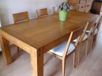 eiken tafel, Huis en Inrichting, Tafels | Eettafels, Ophalen, Strak, Gebruikt, Eikenhout