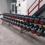 Ziva Pu Urethane Dumbells 20 kilo tot 50 kilo + opbergrek, Sport en Fitness, Fitnessmaterialen, Ophalen, Zo goed als nieuw, Dumbbell
