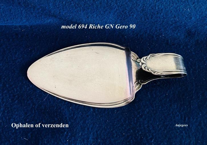 Taartschep model 694 GN Gero 90 Riche  Verzilverd, Antiek en Kunst, Antiek | Bestek, Ophalen