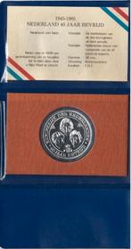 Herdenkingsmunt 40 jaar bevrijd, Ophalen of Verzenden, Brons, Nederland