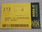 Oude ticket Roda JC Kerkrade - AFC Ajax 2011, Verzenden, Zo goed als nieuw, Roda JC