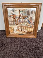 Antieke oranjeboom royal delft tegel schilderij, Antiek en Kunst, Ophalen of Verzenden