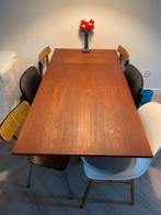 Eettafel teakhout vintage retro, Huis en Inrichting, Tafels | Eettafels, Ophalen, Gebruikt, Teakhout, Vintage Retro