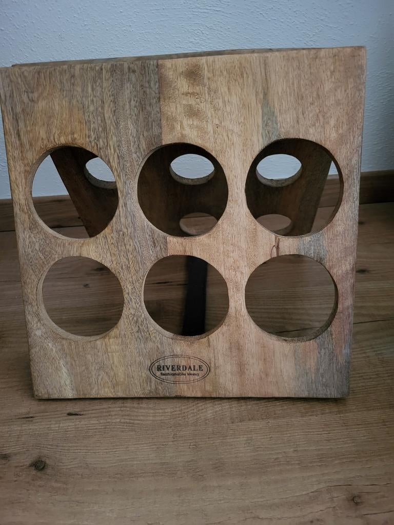 Riverdale wijnrek, Huis en Inrichting, Woonaccessoires | Wijnrekken, Ophalen, 5 tot 15 flessen, Zo goed als nieuw, Minder dan 50 cm