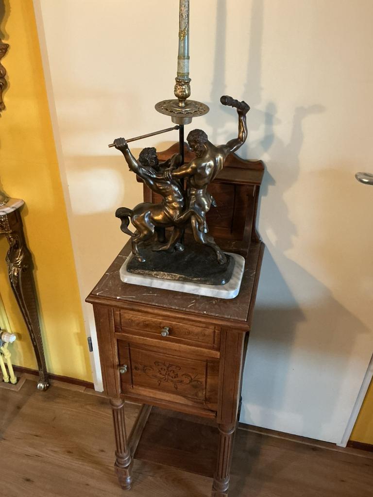 Fraai beelden voorstelling van Centaur en hercules, Antiek en Kunst, Ophalen of Verzenden