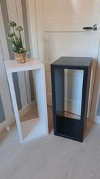 Open zuilen in wit en zwart 30x30x77 cm, Ophalen, Nieuw