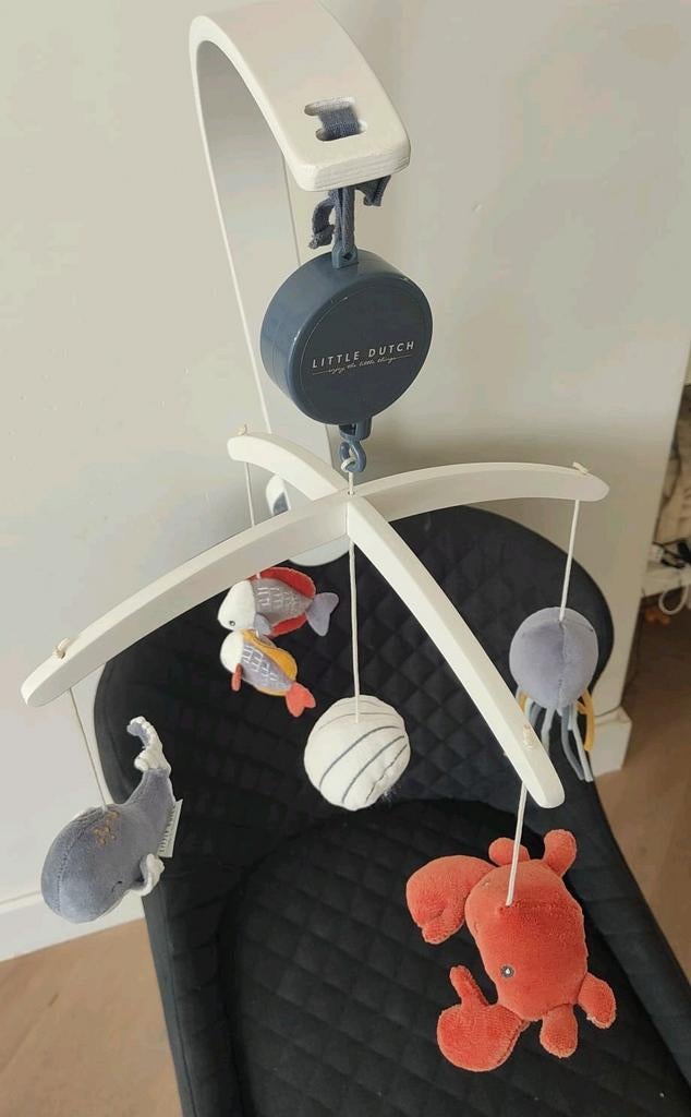 Little Dutch Muziekmobiel - Zo Goed als Nieuw, Kinderen en Baby's, Ophalen, Zo goed als nieuw, Mobiel, Met geluid