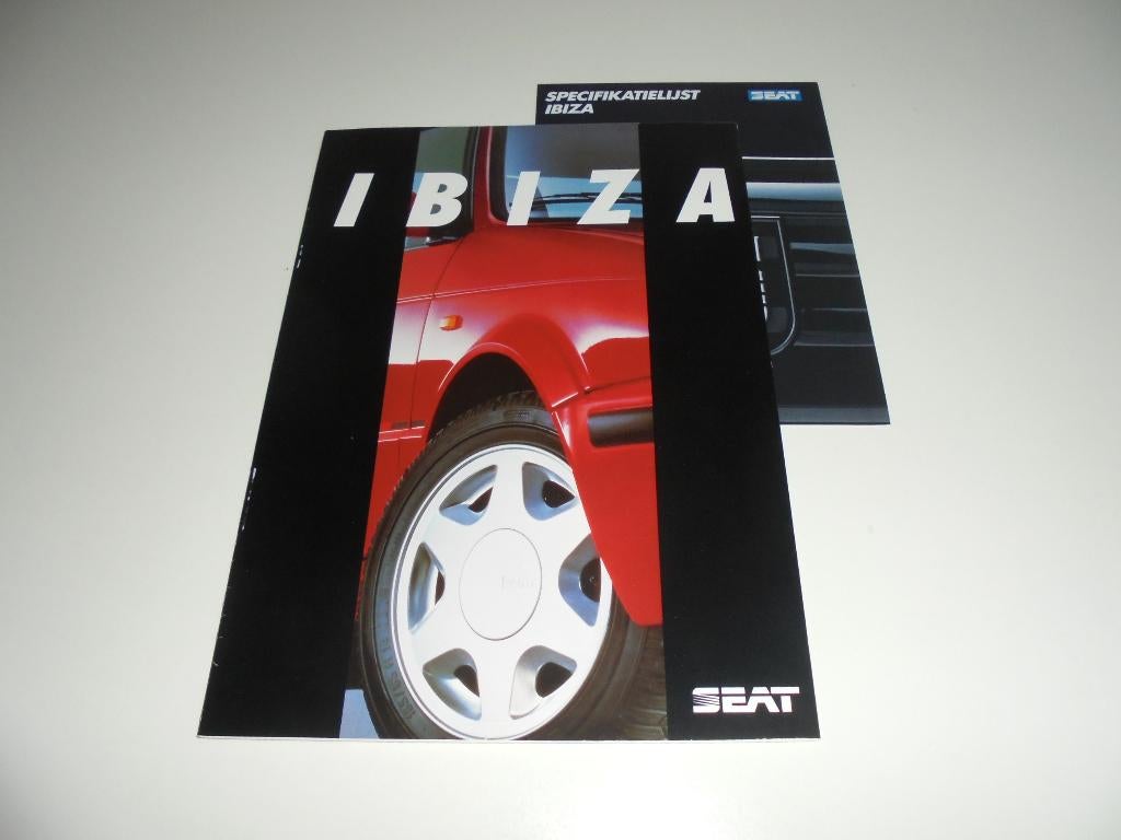 brochure Seat Ibiza  1992, Ophalen of Verzenden, Nieuw, Overige merken