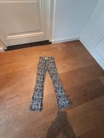 Flared broek tijgerprint zw/ wit Only mt 146, Broek, Gebruikt, Meisje, Divers