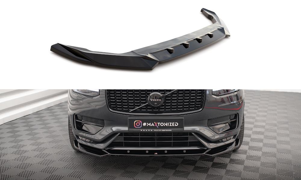 Voorlip sideskirt spoiler diffuser - Volvo XC90 R-design 19+, Ophalen of Verzenden