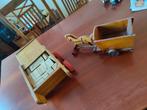 Oude houten paard en blokkendoos, Kinderen en Baby's, Ophalen of Verzenden, Gebruikt