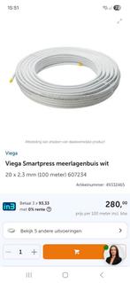 Viega Smartpress meerlagenbuis wit 20x2.3mm (100m), Ophalen of Verzenden, Nieuw, Overige typen