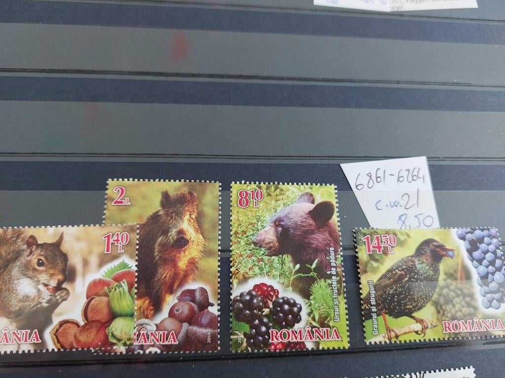 Bosdieren  Roemenie, Verzenden, Postfris, Dier of Natuur