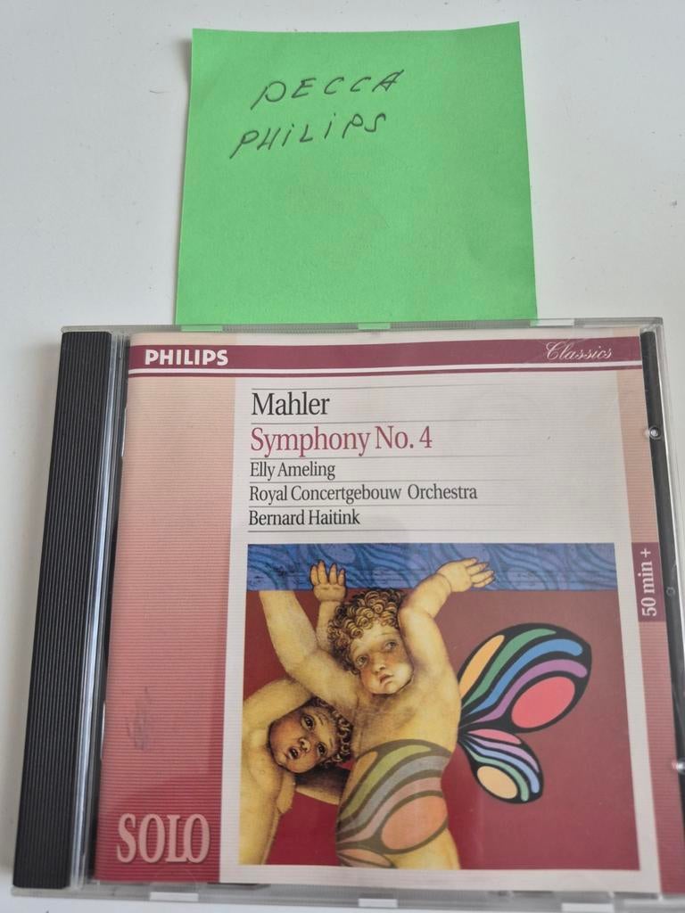 Mahler: Symfonie nr. 4 - Elly Ameling, Bernard Haitink (CD), Cd's en Dvd's, Ophalen of Verzenden, Romantiek, Gebruikt, Orkest of Ballet