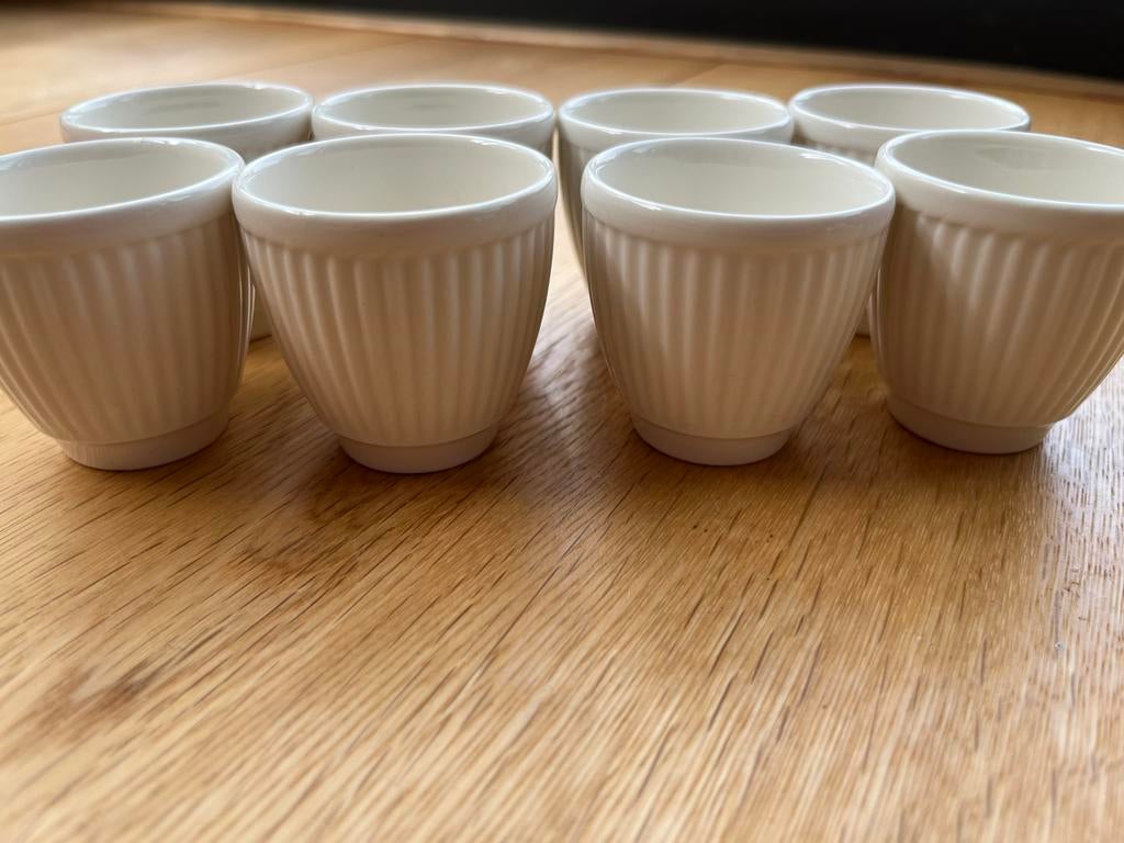 Wedgwood Windsor eierdopjes, Huis en Inrichting, Keuken | Servies, Ophalen, Overige typen, Zo goed als nieuw, Wedgwood