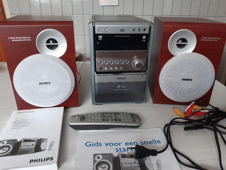 Philips MCD510 Micro theatre systeem, Audio, Tv en Foto, Stereo-sets, Gebruikt, Cassettedeck, Cd-speler, Dvd-speler, Tuner of Radio
